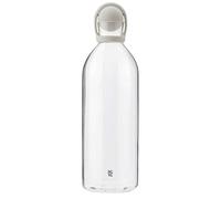 RIG-TIG Carafe Cool-IT - Pichet en Verre, Bouteilles à Cordial pour Boissons Froides, jus de Fruits, thé glacé - Pichet Transparent réutilisable avec Bouchon à Bille en Caoutchouc - 1,5 Litre, Noir