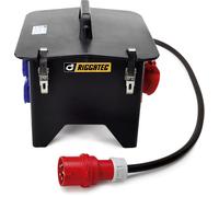 Riggatec Power Distribution "Hannover" IP44, 32A in 2x16A CEE 6x - Distributeur électrique 32 A 400 V