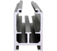 Riggatec rail de rideau Basic Alu 4.5m - Rails à rideau Basic