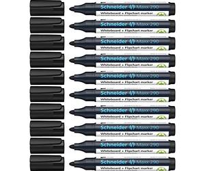 Right title : Schneider 290 Marqueur pour tableau/chevalet Rechargeable Pointe 2-3 mm Noir Lot de 10 (Import Allemagne)