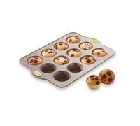 Rigiflex Plaque 12 muffins en silicone structure acier Mathon