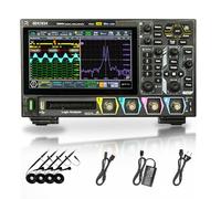 RIGOL Oscilloscope numérique MHO934 avec sonde d'analyse logique PLA2216, 350 MHz, 4 GSa/s, 12 bits, 4 canaux, 16 canaux numériques, écran tactile 7", jusqu'à 1000 000 wfms/s