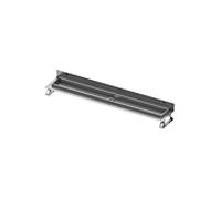Tece TECEdrainline - Caniveau de douche 120 cm, pour installation murale, avec bande d'étanchéité Seal System, acier inoxydable 601201