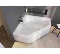 RIHO Austin baignoires d'angle, avec système d'air, 2 places, 145x145x48cm, 270 Betteres, blanc, B005008005, Exécution: Version gauche