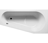 RIHO Delta baignoires d'angle, version gauche, à encastrer, 1 place, blanc, B067001005
