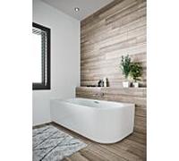 Riho Desire Corner baignoire d'angle B087001005 blanc , 184x84cm, coin droit