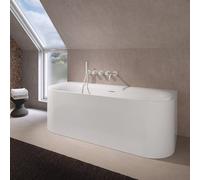 RIHO Devotion Baignoire semi-îlot, avec tablier, B096001005,