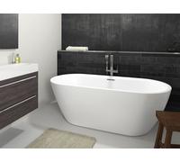 Riho Inspire baignoire autoportante 160x75 cm ovale blanc B091001105