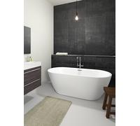 Riho Inspire baignoire autoportante 180x80 cm ovale blanc B085004005