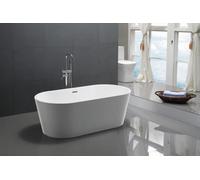 RIHO Inspire baignoire en pose libre, 180x80x60cm, 233 Betteres, en option avec Riho Fall, B085001005