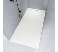 RIHO Isola receveurs de douche rectangulaires, écoulement 90mm, sans pieds, blanc mat, D007021105, Exécution: 1800x900x30/15mm