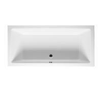RIHO Lugo Baignoires rectangulaires, à encastrer, 2 places, blanc brillant, B134001005, Exécution: 180x90x48cm, volume utile : 250 litres