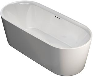 Riho Modesty baignoire autoportante 170x76 cm ovale blanc B090001105