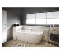 RIHO Omega Corner Baignoires d'angle, 170x80x59cm, 190 Betteres, blanc brillant, B098001005, Exécution: Version gauche