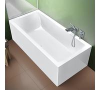 RIHO Rethink Baignoire d’angle, avec tablier, B108011005,