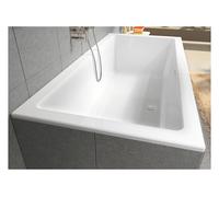 RIHO Rethink Cubic Wall Baignoires rectangulaires, version gauche, avec système Joy, version murale, 180x80x47,5cm, B160012105, Couleur: Soie matte blanche