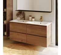 RIHO Spring-Up Dew Meuble avec plan vasque, 4 tiroirs, F001570D06,