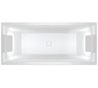 Riho Still Square LED baignoire rectangulaire 170x75 cm blanc B100005005