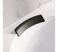 Appui-tête noir RIHO AH26 soft gel pour baignoire