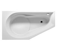 RIHO Yukon Baignoire d'angle, à encastrer, 1 place, 160x90x48cm, 175 Betteres, blanche, B008001005, Exécution: Version droite