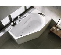 RIHO Yukon Baignoires d'angle, avec système d'air, à encastrer, 1 place, 160x90x48cm, 175 Betteres, blanc, B008008005, Exécution: Version droite
