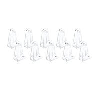 Riiichflowshop Lot de 10 Supports de Fixation Transparents pour Stores de fenêtre Clips de Fixation inférieurs en Plastique