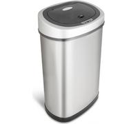 Rijoka Sensor Poubelle 50L - Inox - Soft Close - Sans empreintes digitales - Design moderne
