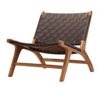 Rike Fauteuil lounge Marron