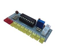 RIKEL Ensemble DIY Indicateur de Niveau Audio LM3915 Analyseur de Spectre Audio Son 10 LED Ensemble D'Indicateur de Niveau Soudure Électoronique