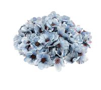 Rikyo 100 pièces de fleurs artificielles en soie - Coquelicots et anémones - Têtes de fleurs pour décoration d'automne - Coquelicots artificiels - Remplissage pour vase, Corsages pour décoration de