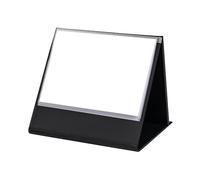 Rillstab chevalet de table A4 horizontal avec 20 pochettes transparentes, classeur de présentation avec support triangulaire, porte documents pour réunions et formations, noir