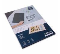Rillstab Livre d'affichage original 99334 – 24 pochettes transparentes – A3 à anneaux – Noir