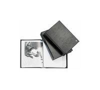 Rillstab Porte-Vues Original A5 20 Pochettes 40 Vues - Mécanisme Breveté Feuilletage Livre Antireflet Amovibles Format Ultra-Compact Partitions Musique Photo Fiches Design Néerlandais - Noir
