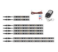 Riloer Lampe à Bande néon à LED pour Moto, télécommande RVB sous des lumières Lumineuses, Bande Lumineuse décorative à LED 5050SMD