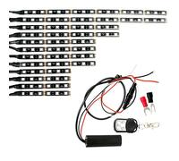 Riloer Lampe à Bande néon à LED pour Moto, télécommande RVB sous des lumières Lumineuses, Bande Lumineuse décorative à LED 5050SMD