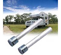 Riloer Lot de 2 bâtons d'anode de magnésium pour chauffe-eau RV, tige d'anode pour chauffe-eau chaude, pièces de rechange pour chauffe-eau