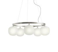 Muuto Chandelier Rime Aluminium gris