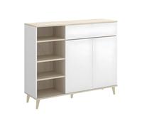 Rimobel Wok Module auxiliaire de Cuisine, Panneaux de Particules, Blanc, Normal