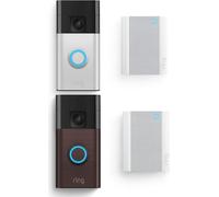 Ring 10406514, Noir, Argent, Sans fil, 2,4 GHz, 802.11b, 802.11g, Wi-Fi 4 (802.11n), 1440 x 1440 px, 150°