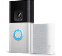 ring Video Doorbell + Chime (2nd Gen) Interphone vidéo IP Wi-Fi nickel (mat), noir