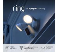 Ring Floodlight Cam Plus Cable (Floodlight Cam Wired Plus) | Caméra de surveillance extérieure avec WLAN, vidéo HD, projecteur LED, vision nocturne,