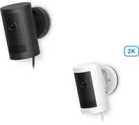 Ring Outdoor Camera Plus, caméra IP de sécurité, extérieure, sans fil, plafond/mur, noire, 140°