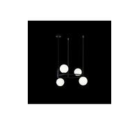 Maytoni Ring lampe suspendue 4x25 W noir MOD013PL-04B
