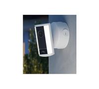 Ring Spotlight Cam Pro (2nd Gen) - Caméra de surveillance réseau - extérieur - résistant aux intempéries - couleur (Jour et nuit) - 3840 x 2160 - 4K - Focale fixe - audio - sans fil - Wi-Fi - 802.11ax