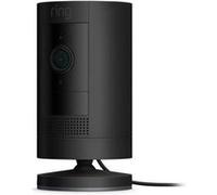 Ring Stick Up Cam Plug-in, caméra de sécurité IP, pour l'intérieur et l'extérieur, sans fil, 2400 MHz, à poser ou à fixer au mur, noir