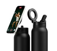 Ringo Gourde avec support smartphone MagSafe Ringo Pro 710 ml - Noir