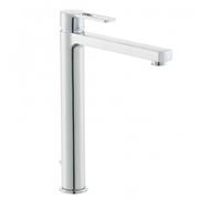 Ringo West Mitigeur de lavabo XL avec tirette et vidage, Chrome (RIN085)