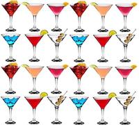 Rink Drink Verres à Martini - 175 ml - Paquet de 24 - Verres à Champagne à Pied Espresso Martini pour Cocktails, Gin, Vin pour Célébrations, Restaurant, Fêtes