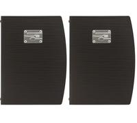Rio Securit Porte-Menu format A4 avec 1 pochette Double Noir (Lot de 2)