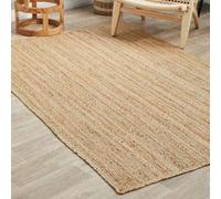 Ripaz Vogue Tapis rectangulaire en Jute 100% Naturel Fait à la Main pour Le Salon 250 cm x 300 cm